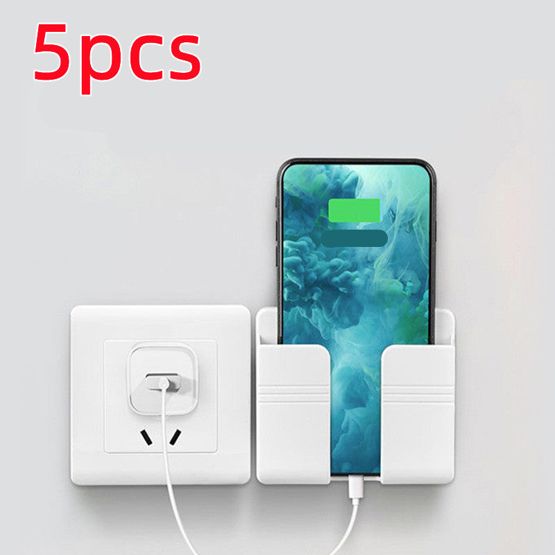 Mobile Phone Charging Storage Rack Punch-free Sticky Storage Box. Shop Now 🛍️