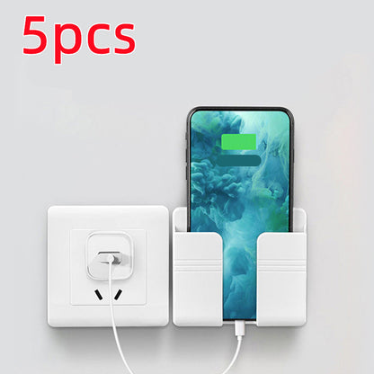 Mobile Phone Charging Storage Rack Punch-free Sticky Storage Box. Shop Now 🛍️