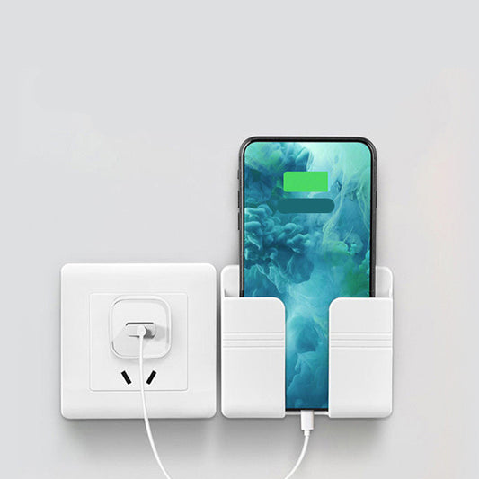 Mobile Phone Charging Storage Rack Punch-free Sticky Storage Box. Shop Now 🛍️