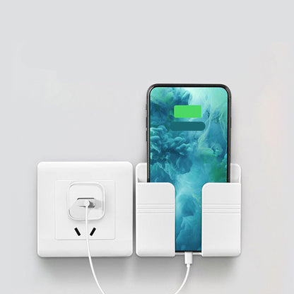 Mobile Phone Charging Storage Rack Punch-free Sticky Storage Box. Shop Now 🛍️