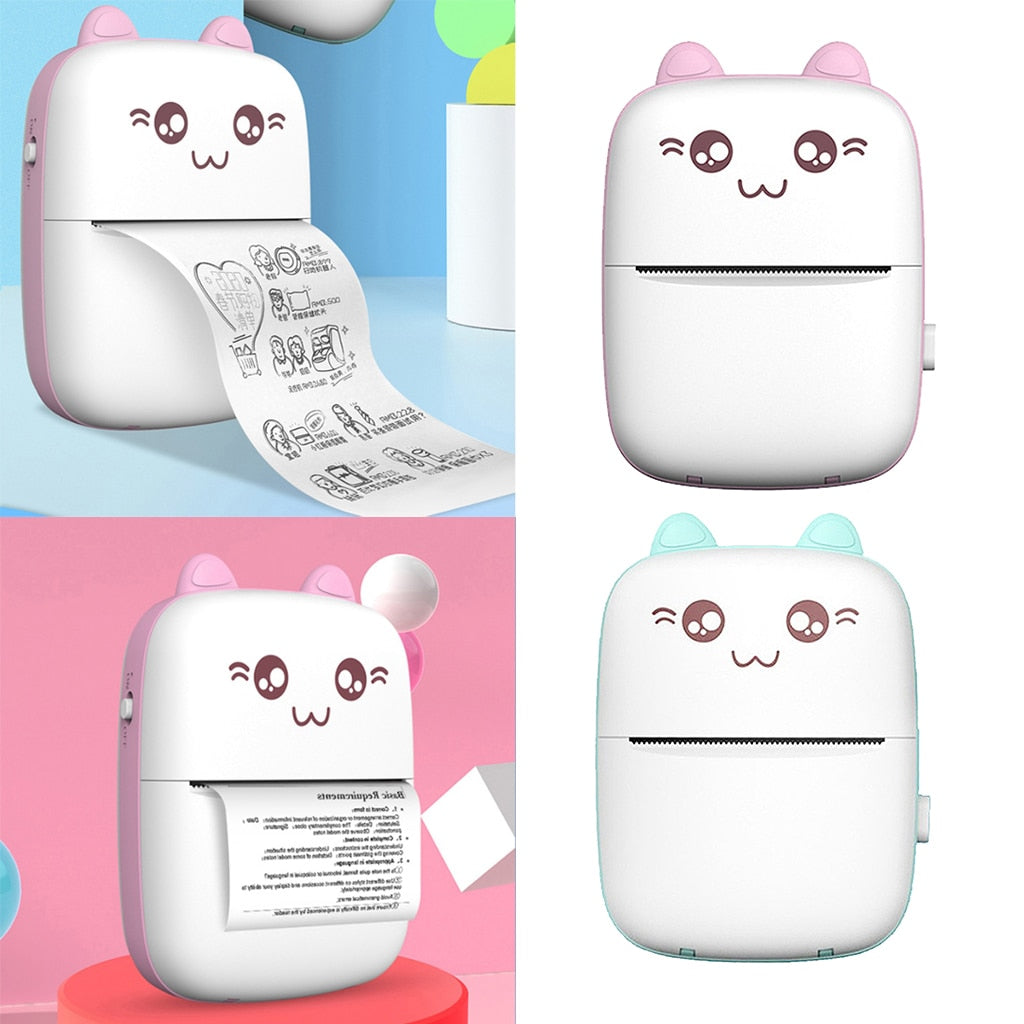 Mini Printer Portable Mini Bluetooth WiFi New Wrong Printer Mobile Phone Photo Title Note Hot Print Pocket Student Error Label Printer. Shop Now 🛍️