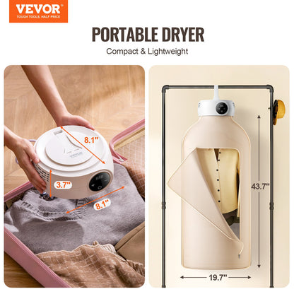 Portable Clothes Dryer, Clothes Dryer With Dryer Bag, PTC Heating. Shop Now 🛍️