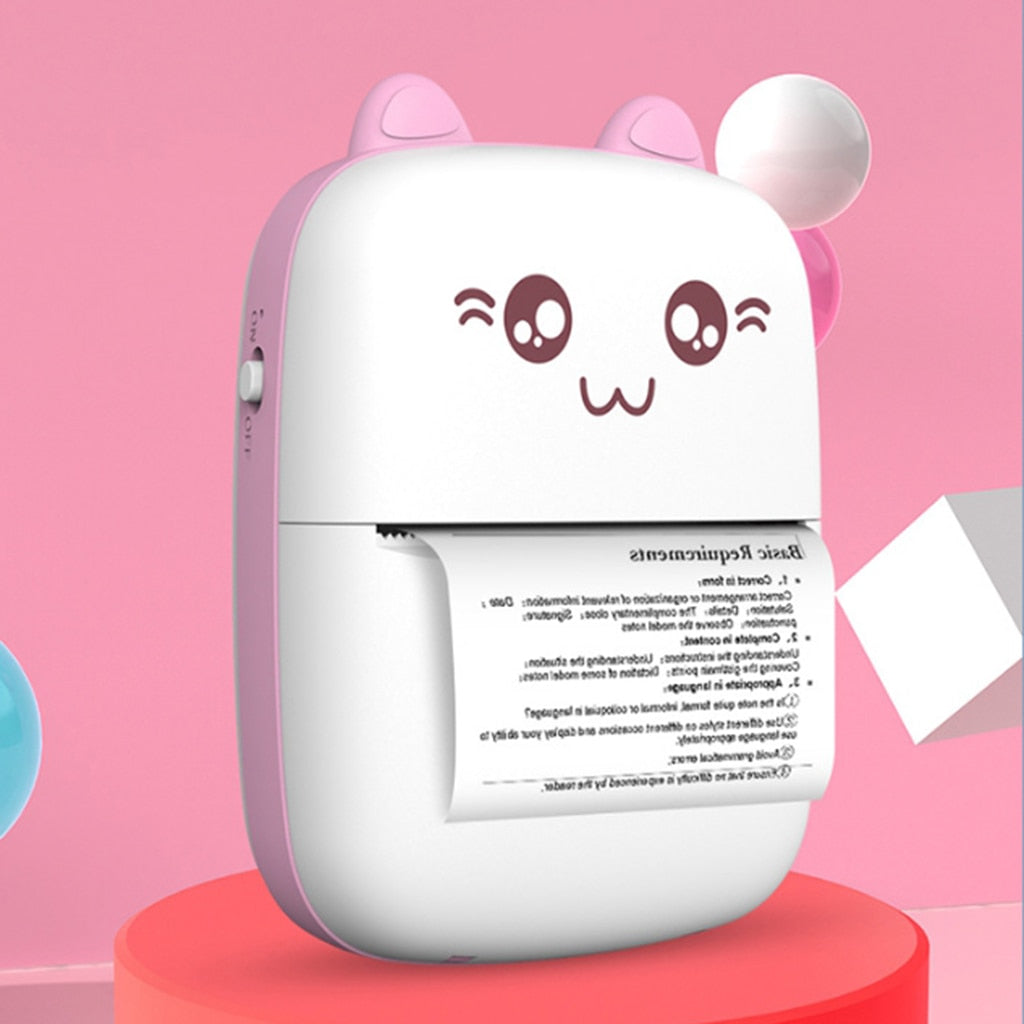 Mini Printer Portable Mini Bluetooth WiFi New Wrong Printer Mobile Phone Photo Title Note Hot Print Pocket Student Error Label Printer. Shop Now 🛍️