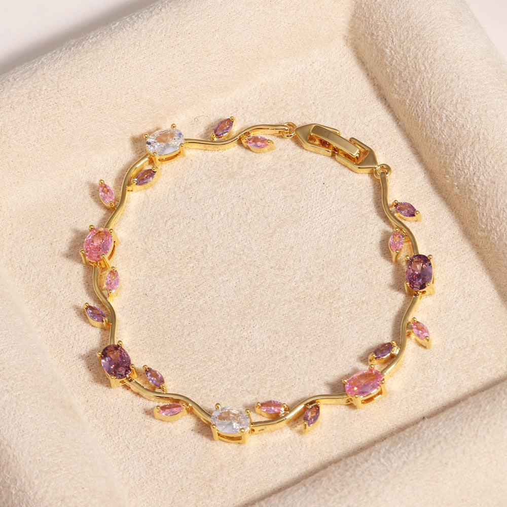 Adjustable Natural Stone Light Luxury Premium Bracelet. Shop Now 🛍️