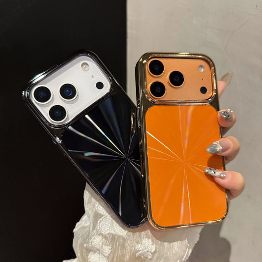 Electroplated CD Pattern Simple Shatter-resistant Fashion Protective Shell. Shop Now 🛍️