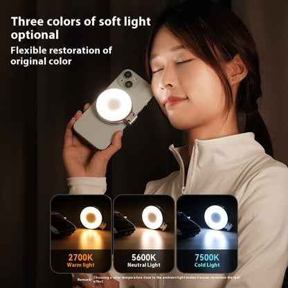 Mobile Phone Magnetic Suction Beauty Fill Light. Shop Now 🛍️