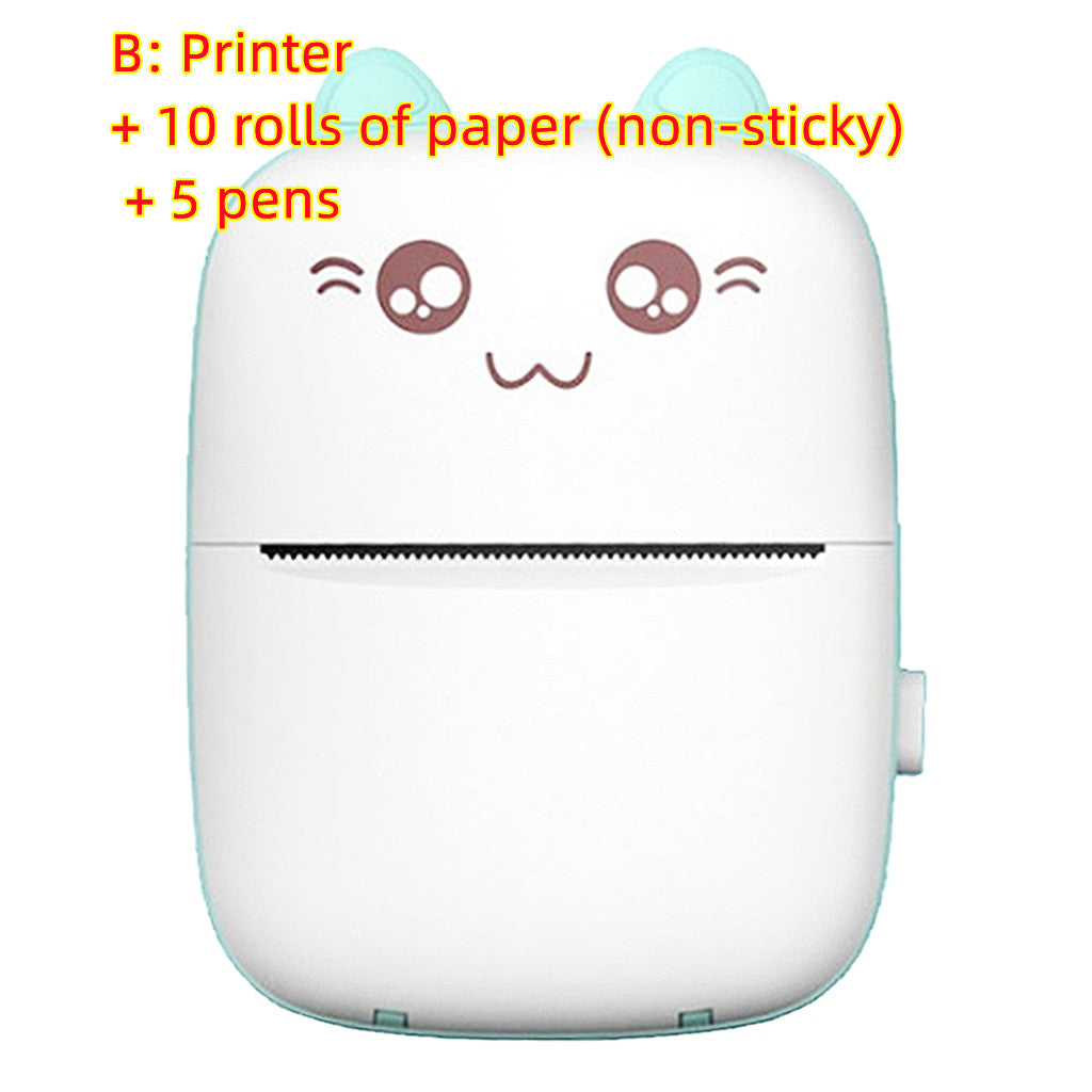 Mini Printer Portable Mini Bluetooth WiFi New Wrong Printer Mobile Phone Photo Title Note Hot Print Pocket Student Error Label Printer. Shop Now 🛍️