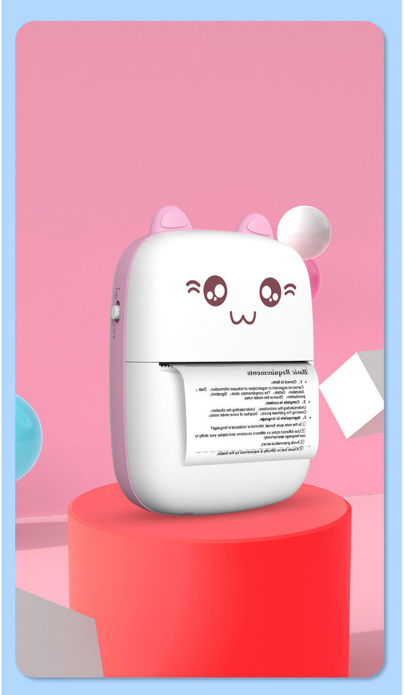 Mini Printer Portable Mini Bluetooth WiFi New Wrong Printer Mobile Phone Photo Title Note Hot Print Pocket Student Error Label Printer. Shop Now 🛍️