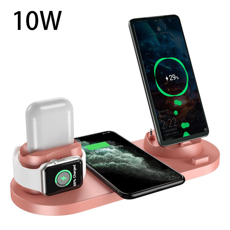 Wireless Charger For IPhone Fast Charger For Phone Fast Charging Pad For Phone Watch 6 In 1 Charging Dock Station. Shop Now 🛍️
