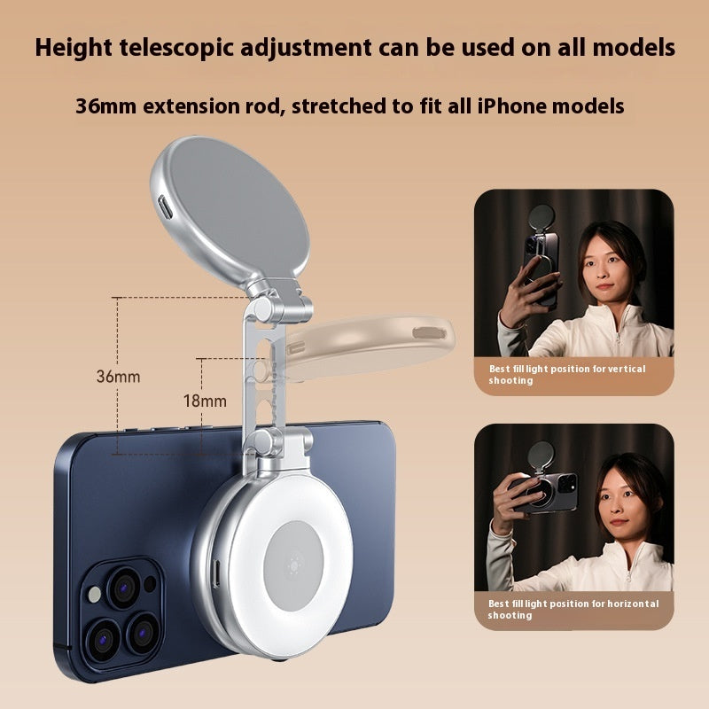 Mobile Phone Magnetic Suction Beauty Fill Light. Shop Now 🛍️