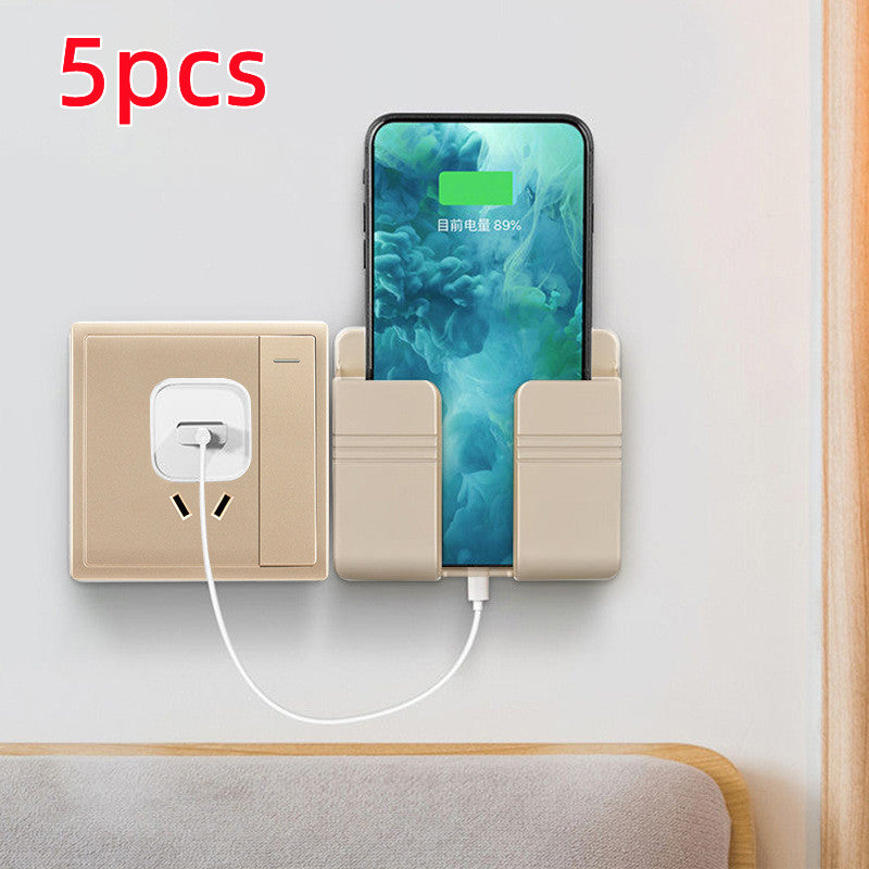 Mobile Phone Charging Storage Rack Punch-free Sticky Storage Box. Shop Now 🛍️