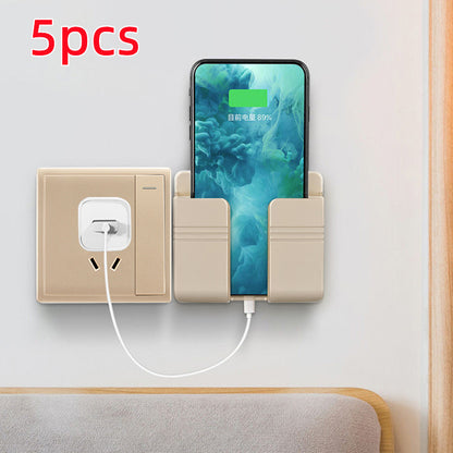 Mobile Phone Charging Storage Rack Punch-free Sticky Storage Box. Shop Now 🛍️