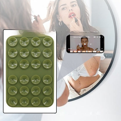 Mobile Phone Holder Multi-function Mobile Silicone Double-sided Sucker Bracket. Shop Now 🛍️