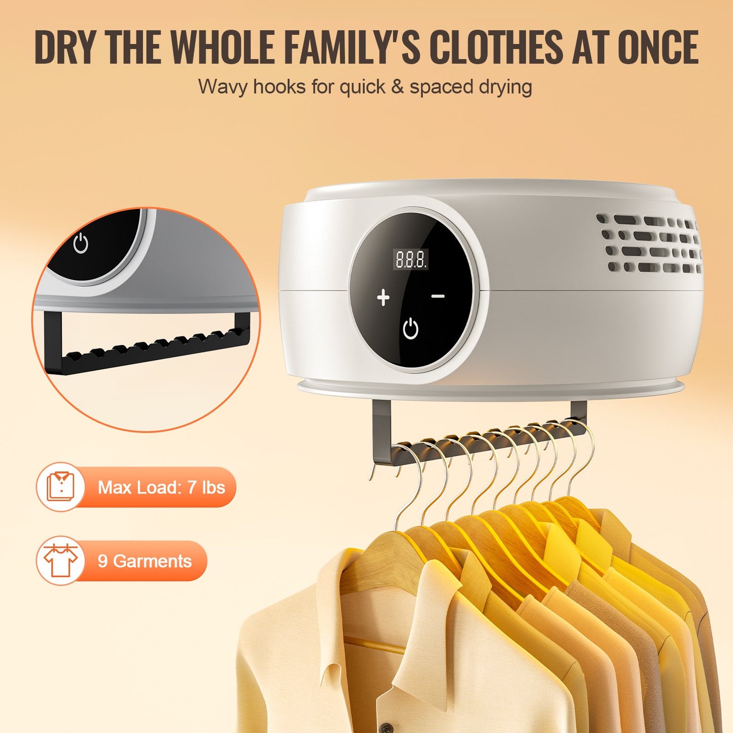Portable Clothes Dryer, Clothes Dryer With Dryer Bag, PTC Heating. Shop Now 🛍️